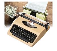 Machine à écrire Vintage, Machine à écrire Traditionnelle, Impression Bicolore, avec Rubans, Peut Taper lisible, for Notes, Lettres, écriture créative, écrivains littéraires,(Milkteacolor)