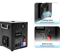 Machine à effets spéciaux, puissance 700W, design compact, contrôle DMX, protection par fusible