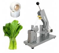 Machine à emballer les légumes, avec 100 rouleaux de film PE, emballage semi-automatique pour film PE/PVC, contrôle de serrage réglable, ressort de rappel, pour supermarchés, boulangeries, cafés