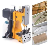 Machine à emballer plus proche, machine portative de fermeture de sacs, machine portative à grande vitesse de 190 W, forte puissance, coupe automatique, faible bruit pour les tissus tissés