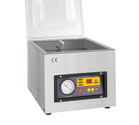 Machine à emballer sous vide à chambre 120 W 5,5 L/S 1 à 4 pièces/min 2 CFM en acier inoxydable avec fil chauffant et chiffon haute température pour cuisine privée et commerciale