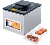 Machine À Emballer Sous Vide À Chambre 260 W Machine D'Emballage Sous Vide Taille Compacte 260 Mm Dans La Cuisine Domestique Et Pour Un Usage Commercial Pour Aliments Humides,Viandes,Marinades