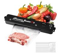 Machine à emballer sous vide, avec 100 sacs sous vide, pour aliments secs et humides