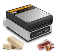 Machine à emballer sous vide de chambre 240 W, système d'emballage alimentaire commercial, barre d'étanchéité de 25,4 cm pour aliments secs, humides, liquides et juteux