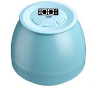 Machine à emballer sous vide électrique pour bocaux - Appareil de conservation des aliments sans fil automatique avec écran LCD - Modes humide et sec - Outil de cuisine portable - 16 cm (bleu)