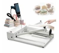 Machine à emballer thermorétractable, barre de scellage 450 W avec longueur d'étanchéité de 30/45/60 cm, 9 niveaux de température, étanchéité rapide pour emballage alimentaire et livre