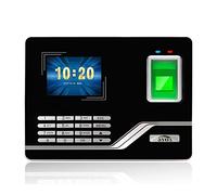 Machine à emboutir, Système de fréquentation TCPIP USB Mot de Passe Contrôle d'accès Office Horloge Horloge Employé Dispositif Machine biométrique(Without RFID Card,French)