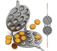 Machine à emporte-pièces pour biscuits aux noix - 12 emporte-pièces - Plaque de cuisson