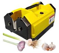Machine à enlever les racines d'ail, coupe bilatérale, coupe efficacement les tiges et les racines pour l'ail, les oignons et les petits légumes-racines