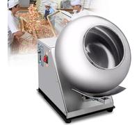 Machine à Enrober Électrique Portable, Polisseuse à Chocolat et Mini Turbine pour Séchage de Bonbons, Enrobage de Comprimés et Assaisonnement Alimentaire - Usage Professionnel et Maison