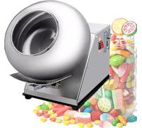 Machine à enrober les cacahuètes et les amandes Machine à enrober les tablettes de sucre Machine à enrober les bonbons au chocolat Machine à fabriquer des snacks Machine à fabriquer du chocolat,220V