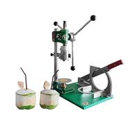 Machine à éplucher et Ouvrir Les Noix de Coco - Outil combiné d'ouverture et d'épluchage Manuel avec perforateur pour Jeunes Noix de Coco Vertes fraîches