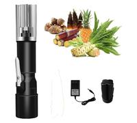 Machine à éplucher la canne à sucre automatique à haute efficacité, grattoir électrique de 120 W équipé d'un couvercle de protection de sécurité, adapté à divers fruits et légumes