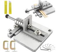 Machine à éplucher Le Cuir, Machine à éplucher Le Cuir Manuelle En Acier Inoxydable Outil D'épluchage Précis Pour Le Cuir à Faire Soi-Même Avec épaisseur Réglable 10 Lames Rechange Et 2 Clips En G