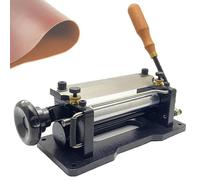Machine à éplucher le cuir pour l'artisanat et la fabrication de ceintures, épaisseur réglable, outil professionnel pour l'amincissement du cuir, idéal pour les artisans et les projets de bricolage
