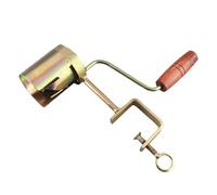 Machine à éplucher le maïs, batteuse de maïs à manivelle avec poignée en bois, pour famille agricole, outil de décapage manuel en noyer