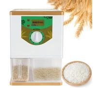 Machine à éplucher le riz électrique, séparateur automatique de son de riz 350 W, fraiseuse à riz, batteuse de riz électrique, décortiqueuse de paddy, batteuse de riz brun/germe
