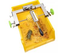 Machine à éplucher les ananas, support réglable en acier inoxydable pour une utilisation facile à la maison et au restaurant, nettoyage sans effort, idéal pour le traitement de l'ananas, 30-36 cm