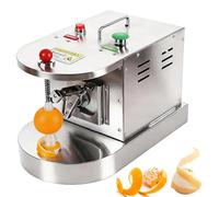 Machine à éplucher les fruits et oranges, éplucheur électrique de citron et d'orange avec une vitesse de 500 pièces/heure, épaisseur réglable, arrêt automatique
