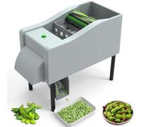 Machine à éplucher les pois automatique commerciale, éplucheur de haricots électrique à haute efficacité, faible taux de casse pour un épluchage rapide