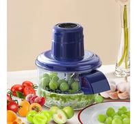 Machine À Éplucher Les Raisins - Éplucheur Ail Cerises Rechargeable, Éplucheuse Électrique 50W Rapide, Éplucheur D'ail Électrique, Machine À Éplucher Automatique Pour Petits Fruits