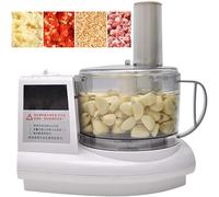 Machine à éplucher, mini hachoir à ail électrique, éplucheur d'ail commercial, presse-ail - cube d'ail, trancheuse, hachoir, broyeur et dés, gingembre et piment hachés, électroménager électrique 500 W