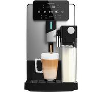 Machine à espresso 1,1 L noire avec mousseur à lait