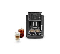 Machine à espresso automatique Krups EA9138E0 Sensation Hot & Cold 15 bars avec broyeur intégré 5 réglages, 2 L, commandes tactiles TFT Noir