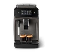 Machine à espresso automatique Philips EP1224/00 avec broyeur 12 niveaux, écran tactile, buse vapeur manuelle et filtre AquaClean Gris foncé/Noir