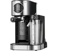 Machine à espresso et cappuccino 15 bars, réservoir de lait chauffant 0,7 Litre, MPM, MKW-07M, 1470, Noir Noir G