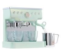 Machine à espresso Little Tikes Sweet Spaces - Machine à café jouet couleur vert d’eau avec tasses et accessoires, activités pour prendre le café comme les grands, pour enfants de 3 ans et +