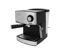 Machine à Espresso Manuelle 15 Bars,1,6 L, Buse Vapeur à Lait, Chauffe -Tasses, Mesko, MS 4403, 850, Argent Argent G