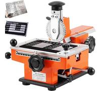 Machine à estamper en métal pour plaques nominatives et étiquettes de chien, gaufrage semi-automatique pour cartes métalliques, idéal pour la gravure personnalisée et la personnalisation