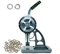 Machine à estamper les œillets manuelle, machine à sertir semi-automatique, poinçon commercial, 5 options de taille for bannières, affiches, tissu PVC et cuir, outils professionnels(10mm)