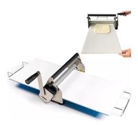 Machine à étaler Pâte Pliante,Laminoir Pour Pâtisserie Manuel,Machine à Pâte, Feuilletée,Avec Niveaux D'épaisseur Réglable,Pâte Feuilletée Pizzas Croissants,RS201