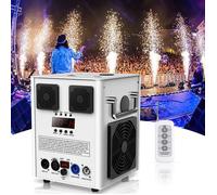 Machine à Etincelle Froide - JAJALUYA Feu d'artifice Froid 700W Avec Télécommande - Machine à Fumée Blanc