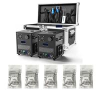 Machine à Etincelle Froide - JAJALUYA Feu D'Artifice Froid 750W Écran LCD - Pack De 2 Avec Flight Case et 5 PCS 200g Carburant