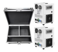 Machine à Etincelle Froide -UKING 1000W Feu D'Artifice Froid DMX avec Écran LCD Machine à Fumée Pack De 2 avec Flight Case