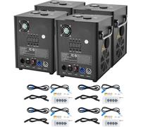 Machine à étincelles 500 W - Machine pyrotechnique - Machine à feux d'artifice - Contrôleur DMX - Alliage d'aluminium - Réglable 2-4m - Cold Spark Machine - Idéal pour mariage, DJ show, soirées - 7 mi