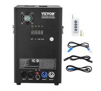 VEVOR Machine à étincelles froide 700 W machine à feux d'artifice alliage d'aluminium contrôleur DMX réglable 2 à 5 m 7 minutes par recharge pour scènes, mariages, spectacles de DJ, fêtes, événements