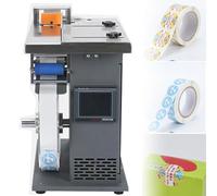 Machine à étiqueter, applicateur d'étiquettes semi-automatique avec système PLC, écran tactile numérique, étiqueteuse réglable, précision de ± 0,5 mm pour un étiquetage efficace