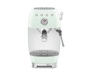 Machine à expresso 15 bars vert d'eau smeg ecf03pgeu