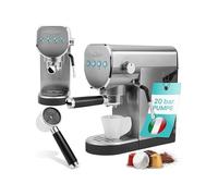 Profi Cook PC-ES/KA 1265 inox Machine à expresso acier inoxydable Nombre de tasse=2 avec embout de mousseur à lait