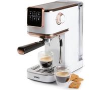 Machine a expresso 3 en 1 - DOMO - DO746K - 1350 W - 20 Bar - Blanc / Rose