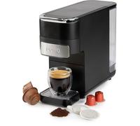 DOMO Cafetière 4-en-1 DO748K 1525 W 1,5 L Compatible Nespresso & Dolce Gusto & ESE & café moulu Noir