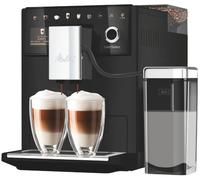 Machine à café - MELITTA - Latte Select F630-212 - Acier inoxydable - 1400 W - 1,8 l - Noir givré