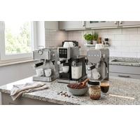 ProfiCook Machine à espresso PC-ES/KA1266 20 bars Réservoir à lait 0,6L Compatible Nespresso Inox