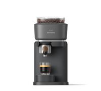 Machine à expresso Baristina - Noire / Porte-filtre Bois de Noyer