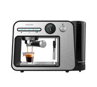 Machine à expresso Cecotec Power Espresso 20 Square Pro - 1450 W, 20 bars, Thermoblock, Vaporisateur, 2 tasses de café, Réservoir d'eau amovible de 1 litre, Plaque chauffe-tasses.