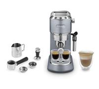 DeLonghi Expresso Dedica EC785AE – Bleu métallisé, compatible café moulu, réservoir amovible
